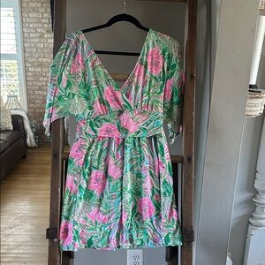LILLY PULITZER PARIGI SKORT ROMPER MEDIUM EXCELLENT
